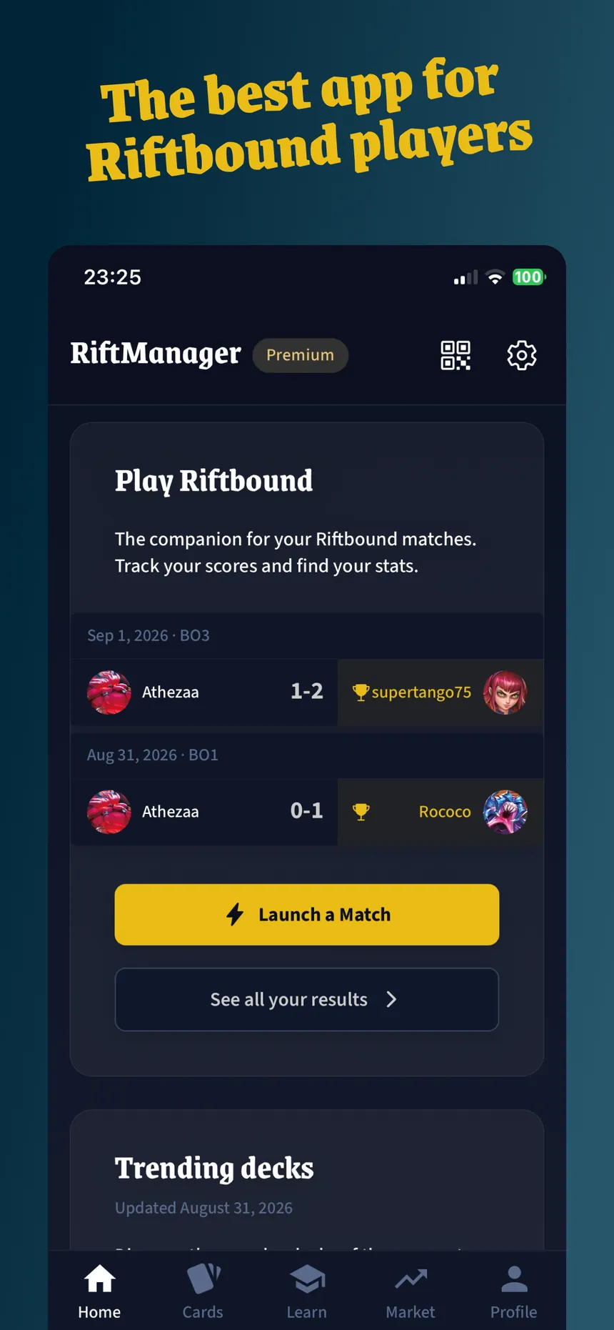 RiftManager home