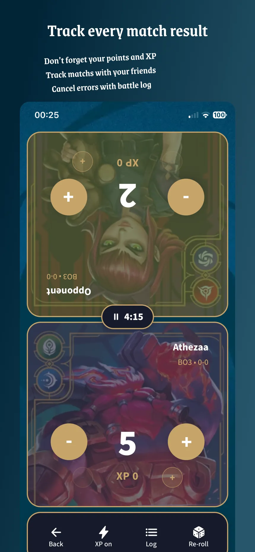 Match tracking